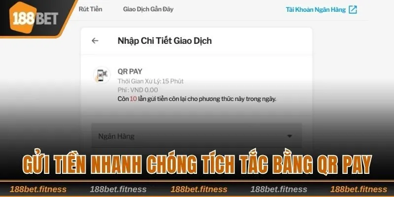 Gửi tiền nhanh chóng trong tích tắc bằng QR Pay